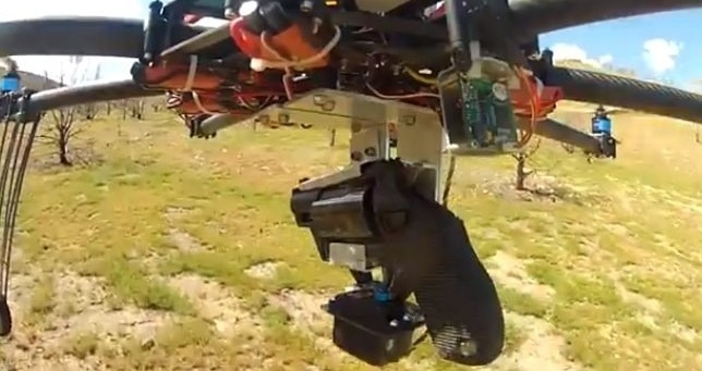College Student Attaches Gun to Drone